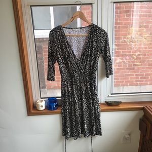 Leopard Wrap Dress